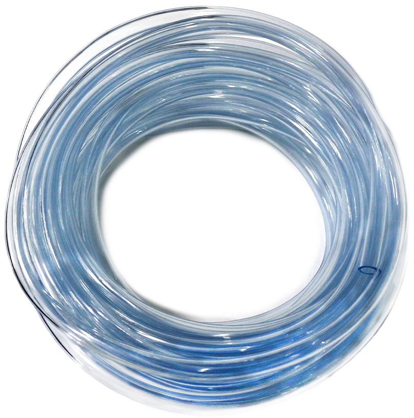 El tubo de polivinilo utilizado para aspiración/ succión en quirófano o extensión es fabricado con una longitud de 12 metros con un diámetro interno de 8mm y 11.1 de diámetro externo, es desechables y atoxico.